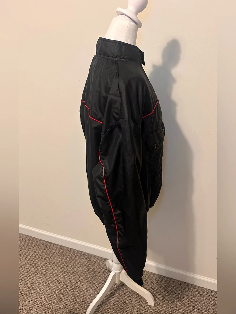 Holloway Chevrolet Daytona 500 Racing Black Jacket with Red Piping Size XXL